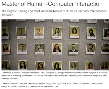 CMU人機(jī)交互專業(yè)